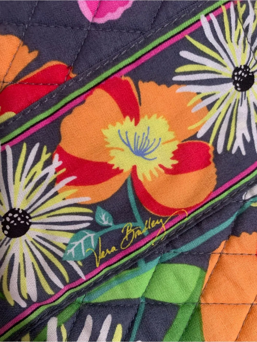 Vera Bradley Jazzy Blooms Mailbag Crossbody Purse
